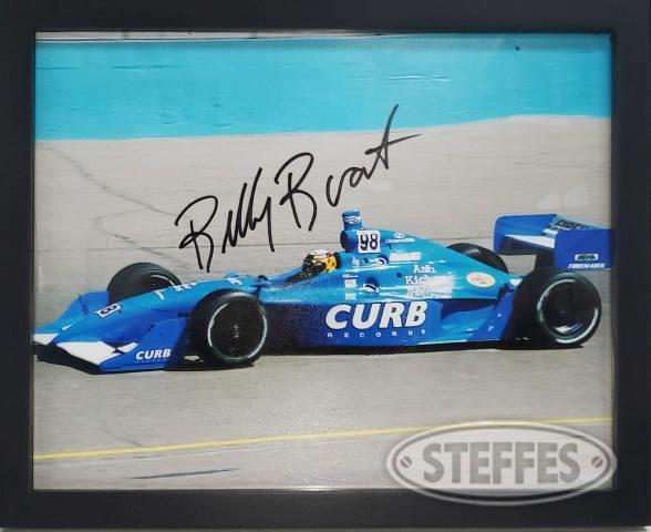 Billy Boat framed photo Indy Car – Autographed